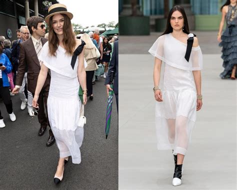 chanel witte jurk|Keira Knightley in gewilde zomerjurk van Chanel op .